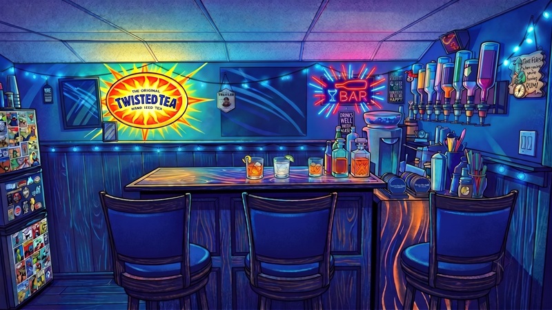 Inside Bruce's Bar
